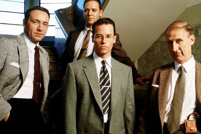 L.A. Confidential - Werbefoto - Kevin Spacey, Russell Crowe, Guy Pearce, James Cromwell