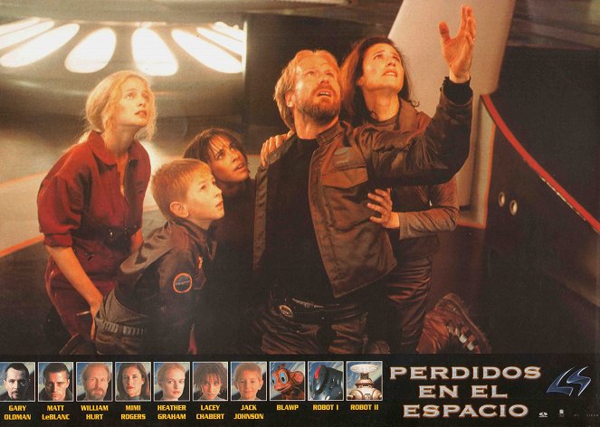 Lost in Space - Lobby Cards - Heather Graham, Jack Johnson, Lacey Chabert, William Hurt, Mimi Rogers