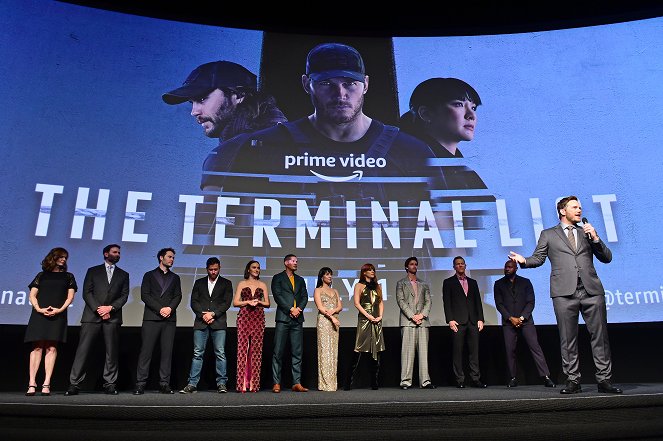 The Terminal List - Events - Prime Video's "The Terminal List" Red Carpet Premiere on June 22, 2022 in Los Angeles, California - Jeanne Tripplehorn, Jack Carr, Taylor Kitsch, Tyner Rushing, JD Pardo, Constance Wu, Riley Keough, Patrick Schwarzenegger, David DiGilio, Chris Pratt