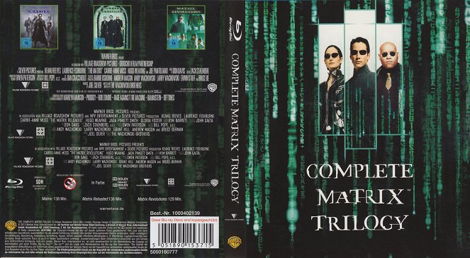 Matrix Revolutions - Carátulas