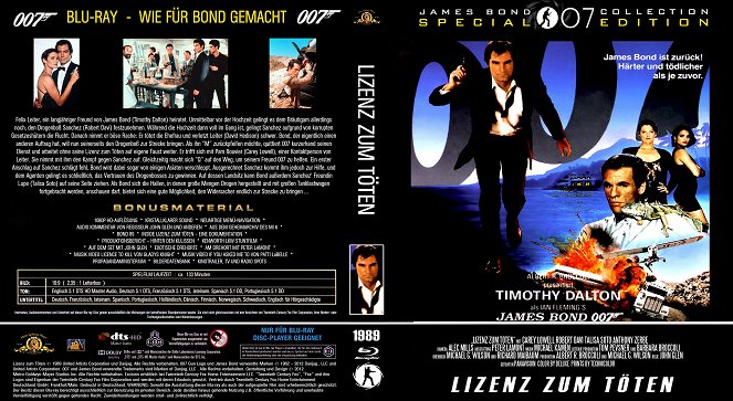 007 - Licença Para Matar - Capas