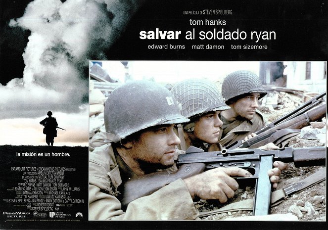 Il faut sauver le soldat Ryan - Cartes de lobby - Tom Hanks, Matt Damon, Edward Burns