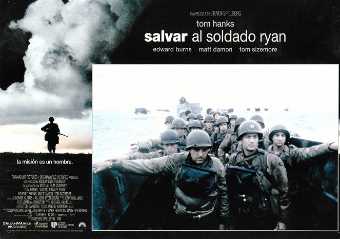 Saving Private Ryan - Lobbykaarten - Tom Sizemore, Tom Hanks