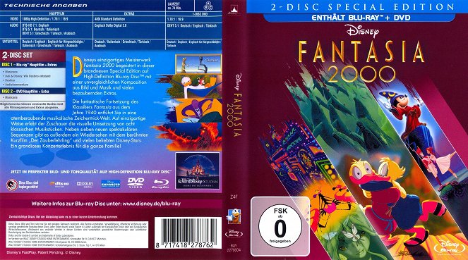 Fantasia 2000 - Couvertures