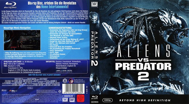 Obcy kontra Predator 2 - Okładki