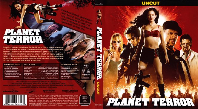 Grindhouse: Planet Terror - Okładki