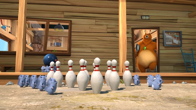 Grizzy & les Lemmings - Lemming bowling - De la película