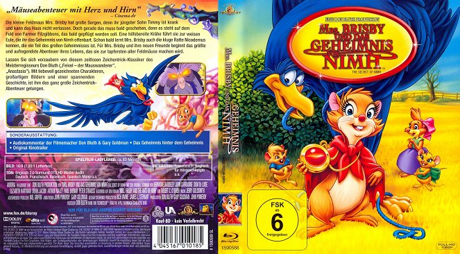 The Secret of NIMH - Covers