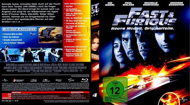 Fast and Furious 4 - Couvertures