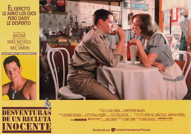 Biloxi Blues - Lobbykarten - Matthew Broderick, Penelope Ann Miller