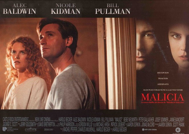 Malice - Cartões lobby - Nicole Kidman, Bill Pullman
