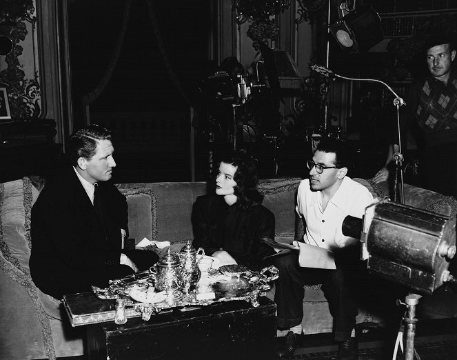 La llama sagrada - Del rodaje - Spencer Tracy, Katharine Hepburn, George Cukor