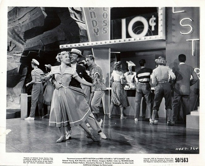 Let's Dance - Lobbykaarten - Betty Hutton, Fred Astaire