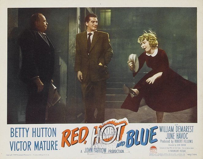 Red, Hot and Blue - Lobby Cards