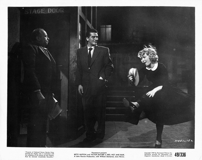 Red, Hot and Blue - Cartões lobby - Victor Mature, Betty Hutton