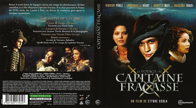 Le Voyage du Capitaine Fracasse - Covers