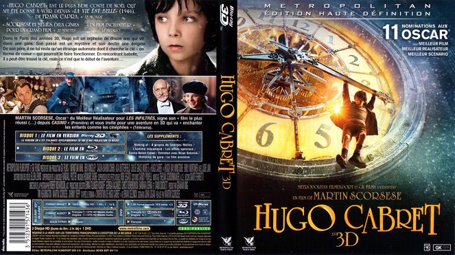 Hugo i jego wynalazek - Okładki