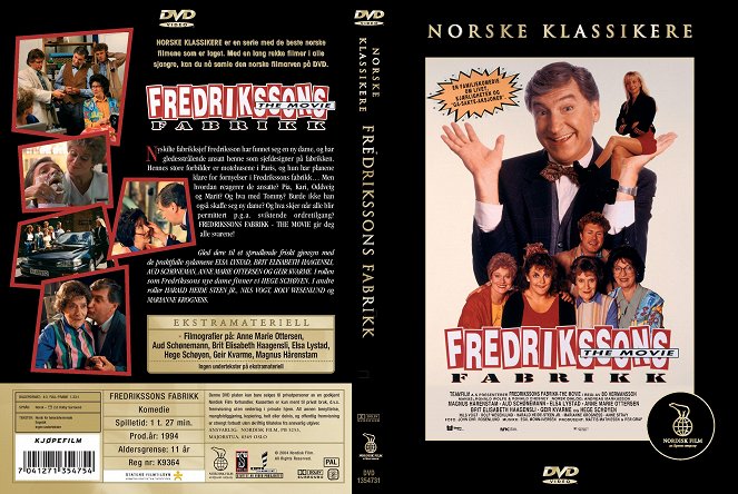 Fredrikssons fabrikk - The movie - Covers