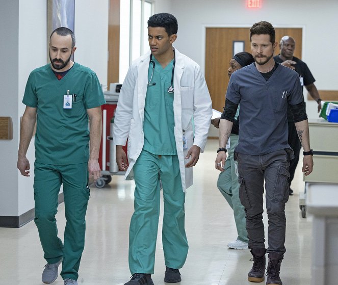 Atlanta Medical - Viral - Filmfotos - Tasso Feldman, Miles Fowler, Matt Czuchry