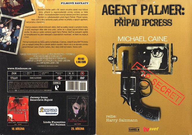 Agent Palmer: Případ Ipcress - Covery