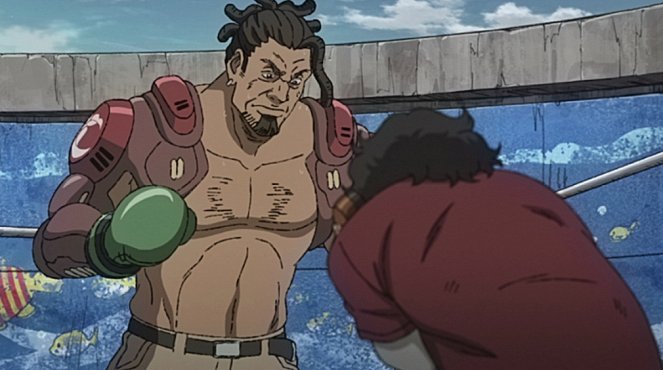 Megalo Box - Wazurai no Negusare o Nozomu Nara, Mizugame no Ana o Fusagu na - Kuvat elokuvasta