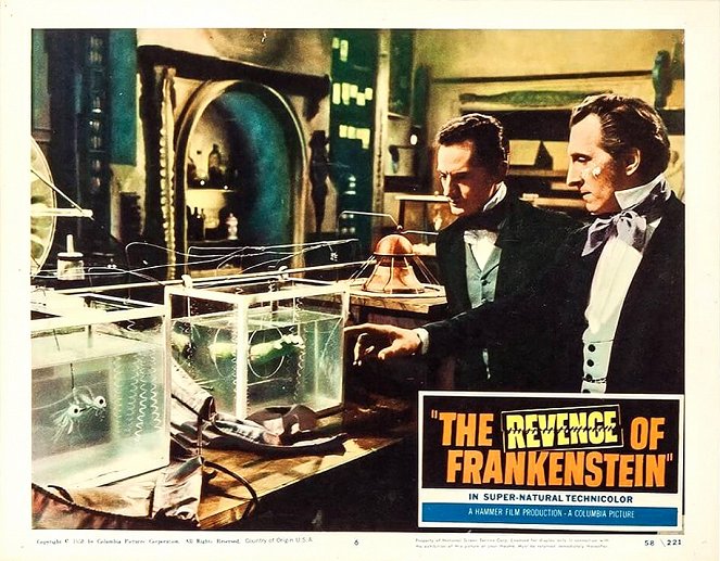 The Revenge of Frankenstein - Lobby Cards