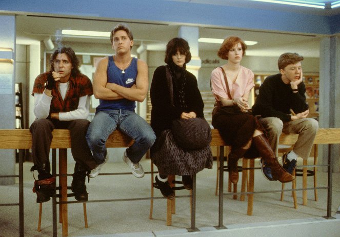 Nulladik óra - Filmfotók - Judd Nelson, Emilio Estevez, Ally Sheedy, Molly Ringwald, Anthony Michael Hall