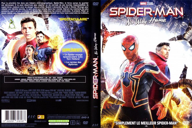 Spider-Man: No Way Home - Carátulas