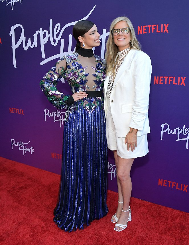 Purple Hearts - Events - Netflix Purple Hearts special screening at The Bay Theater on July 22, 2022 in Pacific Palisades, California - Sofia Carson, Elizabeth Allen Rosenbaum