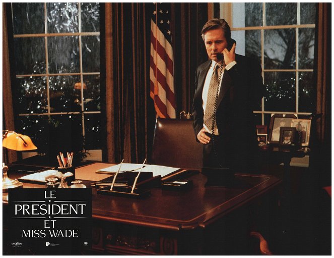 Le Président et Miss Wade - Cartes de lobby - Michael Douglas