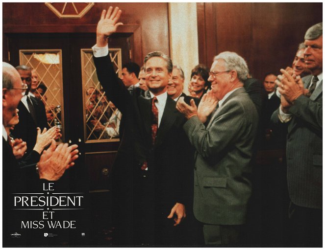Prezydent - Miłość w Białym Domu - Lobby karty - Michael Douglas