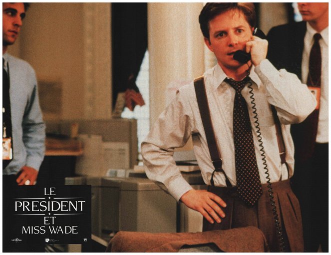 Prezydent - Miłość w Białym Domu - Lobby karty - Michael J. Fox