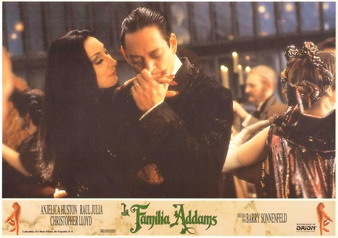 A Família Addams - Cartões lobby - Anjelica Huston, Raul Julia