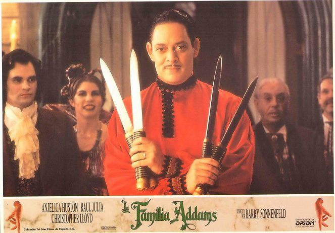 Die Addams Family - Lobbykarten - Raul Julia