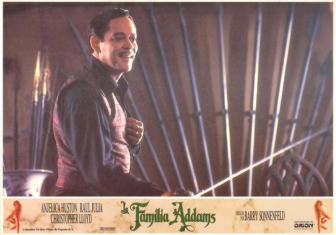 A Família Addams - Cartões lobby - Raul Julia