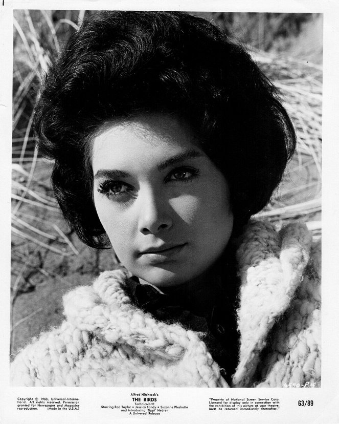 Les Oiseaux - Cartes de lobby - Suzanne Pleshette