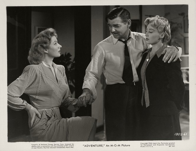 Adventure - Cartões lobby - Greer Garson, Clark Gable, Joan Blondell