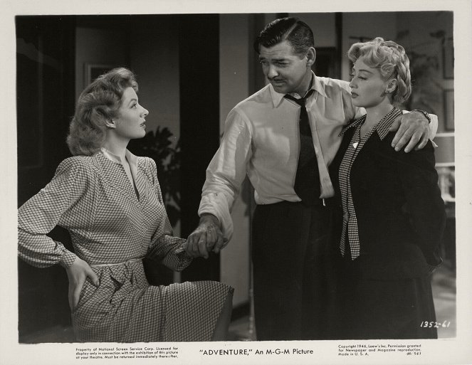 Adventure - Lobbykarten - Greer Garson, Clark Gable, Joan Blondell