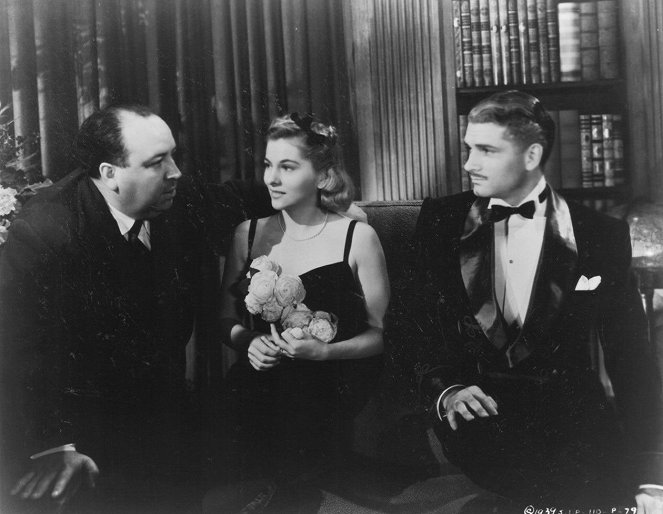 Rebecca - De filmagens - Alfred Hitchcock, Joan Fontaine, Laurence Olivier