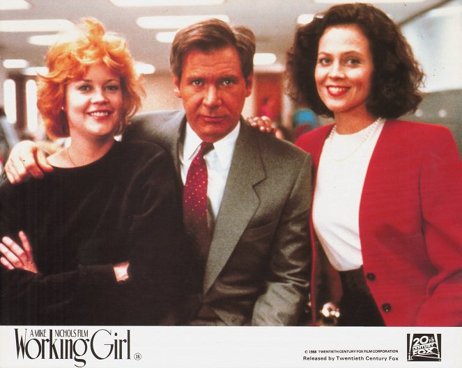 Uma Mulher de Sucesso - Cartões lobby - Melanie Griffith, Harrison Ford, Sigourney Weaver