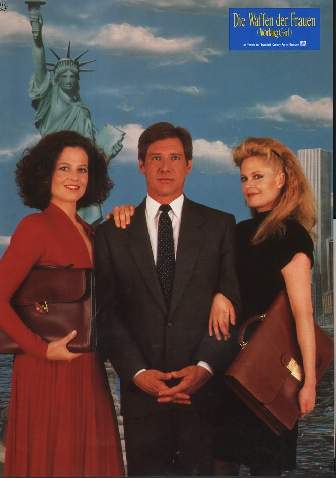 Working Girl - Cartes de lobby - Sigourney Weaver, Harrison Ford, Melanie Griffith