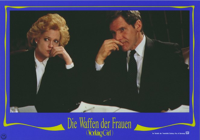 Die Waffen der Frauen - Lobbykarten - Melanie Griffith, Harrison Ford