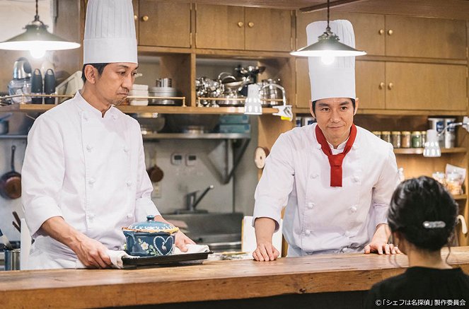 Chef wa meitantei - Episode 9 - Z filmu - Yu Kamio, Hidetoshi Nishijima