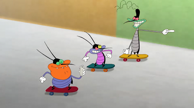 Oggy und die Kakerlaken - Oggy fährt Skateboard - Filmfotos
