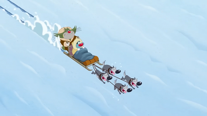 Oggy et les cafards - Season 5 - La Course au Pôle Nord - De la película