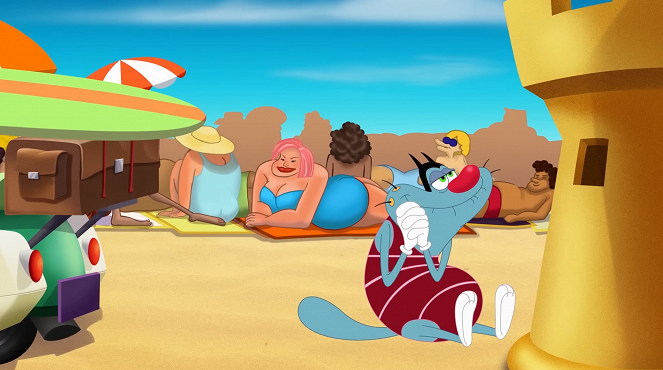 Oggy et les cafards - Season 6 - Carnage à la plage - Do filme