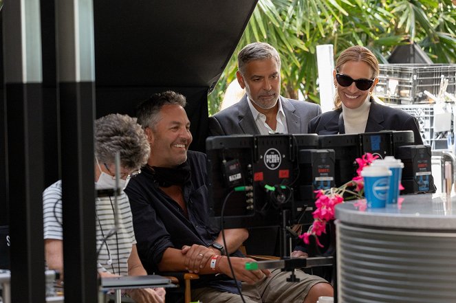Vstupenka do ráje - Z natáčení - Ol Parker, George Clooney, Julia Roberts