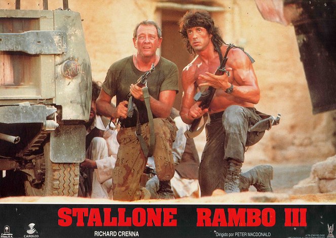 Rambo III - Lobbykarten - Richard Crenna, Sylvester Stallone