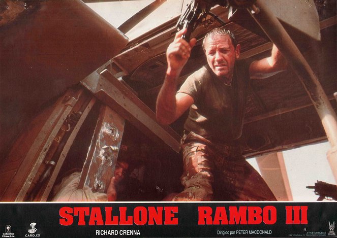 Rambo III - Cartes de lobby - Richard Crenna