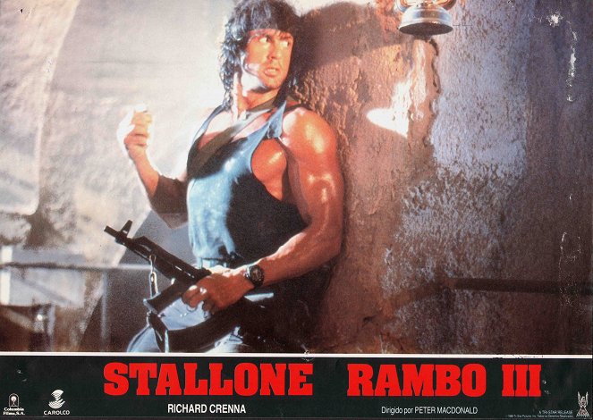 Rambo III - Cartes de lobby - Sylvester Stallone